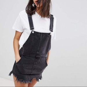 Distressed Overall skirt